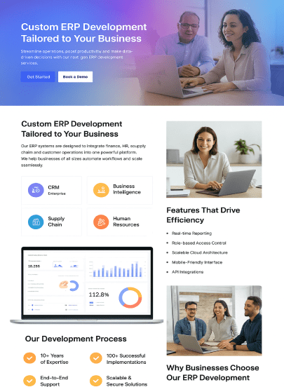 Best ERP Software Development Company in Hyderabad