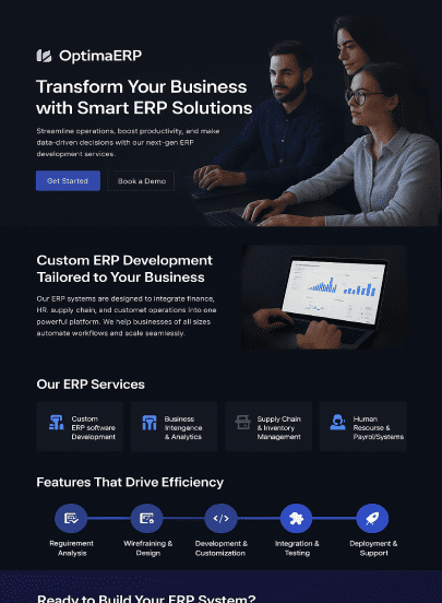 Best ERP Software Development Company in Hyderabad