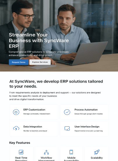 Best ERP Software Development Company in Hyderabad